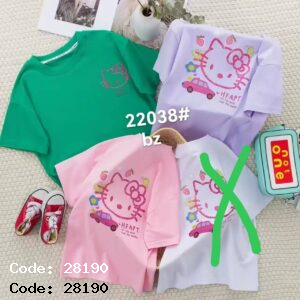 تیشرت بچگانه طرح Hello Kitty 28190